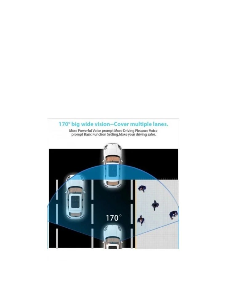 Dash Cam 2K HD Built-In WIFI APP Connection 170 Degrees Wide Angle Camera