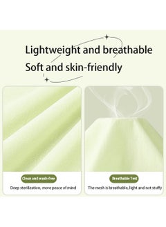 ToolHouse 4 Pcs Travel Disposable Bed Sheet and Pillowcase Set Portable Disposable Bedding Set with 1 Quilt Cover 1 Sheet and 2 Pillowcase Suitable for Travel Spa Business Trip Hotel  - Image 3