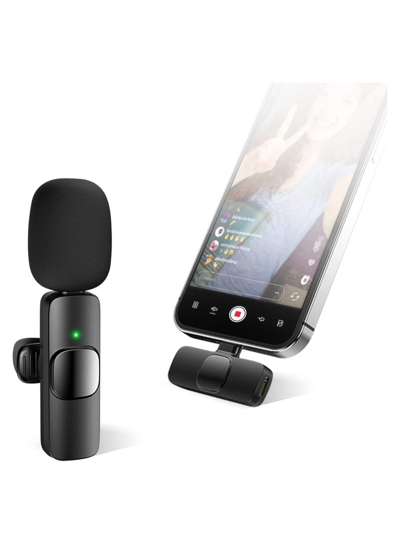 ELTRAZONE Wireless Microphone Lavalier for Android Smartphone - USB-C Wireless Lapel Microphone Plug-Play Mini MIC for TikTok YouTube Vlog.  - Image 1