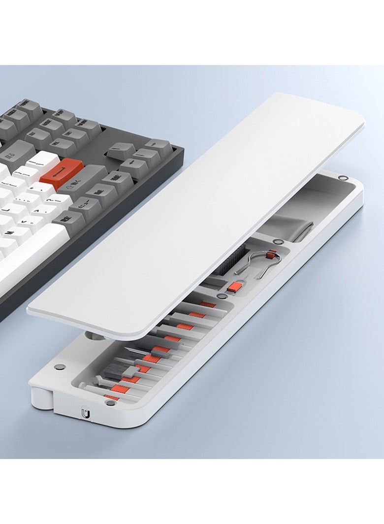 general Multifunctional Cleaning Set Office Wrist Brace Keyboard Handrest Leather Sponge Cleaning Hand Rest - Image 1