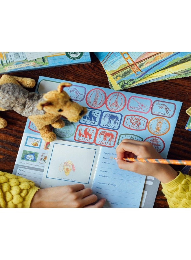 eeBoo: World Traveler Pretend and Role Play Set, Make-Believe Props for an Adventure Around The World or Just The Neighborhood, Promotes Creativity and Imagination, for Ages 3 and up - Image 4