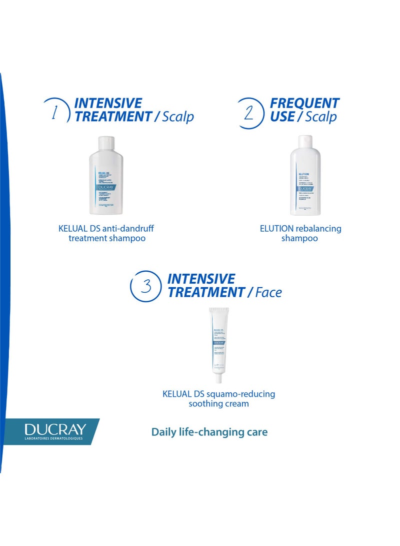 Ducray Kelual DS Anti-Dandruff Treatment Shampoo 100 ml - Image 4