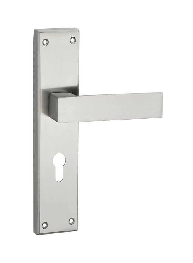 OCCURA SS Mortise Handle, CY Mortise Door Lock in S.S. Finish .Brass Lock Body OSK 60mm Cylinder Lock with 3 Key with Reversible Latch.(OSMV 2001 CY S.S.), Silver, 8 inch (OSMV-2001 CY SS) - Image 2