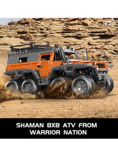 mould king 13088 Off-Road Pickup Truck Building Kits, MOC Shaman 8x8 ATV Car Sets Model with Motors/APP Remote Control, Gifts for Kids Age 14+/Adult Enthusiasts (3062 Pieces)  - Image 2