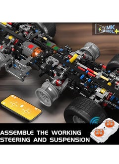 mould king 13088 Off-Road Pickup Truck Building Kits, MOC Shaman 8x8 ATV Car Sets Model with Motors/APP Remote Control, Gifts for Kids Age 14+/Adult Enthusiasts (3062 Pieces)  - Image 4