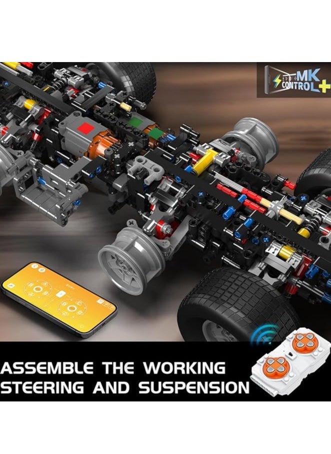 mould king - 13088 Off-Road Pickup Truck Building Kits, MOC Shaman 8x8 ATV Car Sets Model with Motors/APP Remote Control, Gifts for Kids Age 14+/Adult Enthusiasts (3062 Pieces) - Image 1