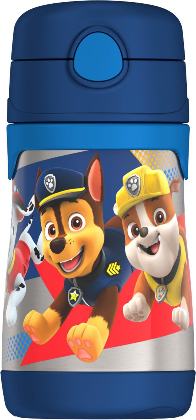 THERMOS Vacuum Insulated Stainless Steel 10oz Straw Bottle PAW PATROL BOY