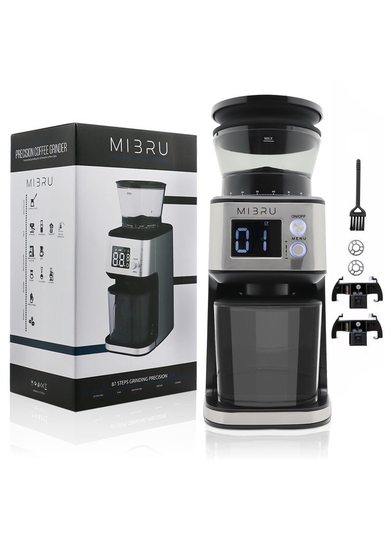MIBRU - Coffee Beans Electric Grinder With Blow Up and Espresso Mode - Image 1