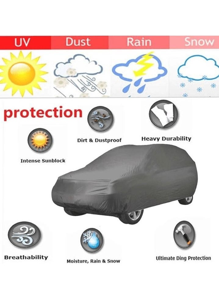 TOYOTA Toyota Prado Soft Perfect Fitting Car Cover, Dust And Waterproof UV protected Car Cover  - Image 5