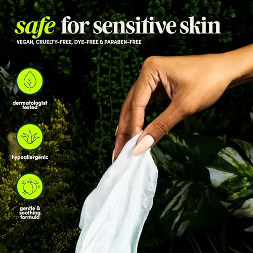 goodwipes Flushable Wipes for Women - Lavender Individually Wrapped Travel Butt Wipes To Go, Mini Purse & Festival Essentials for Adults, pH Balanced for Feminine Hygiene, 32 Count (1 Pack) - Image 4