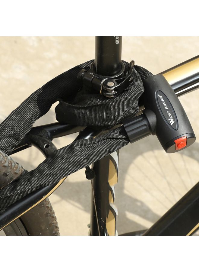 NIBEMINENT Bicycle Chains Lock With Key Set 0.6meter - Image 2