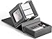 ZLCA MTG Commander Deck Box with Display Window Card Deck Box Holds 100 DoubleSleeved with Dice Tray 35pt Magnetic Card Holder BlackGrey - Image 3
