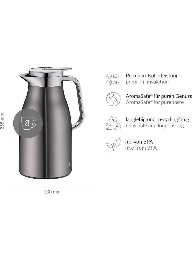 Alfi Skyline Tea Flask Grey 1L Chrome - Image 5