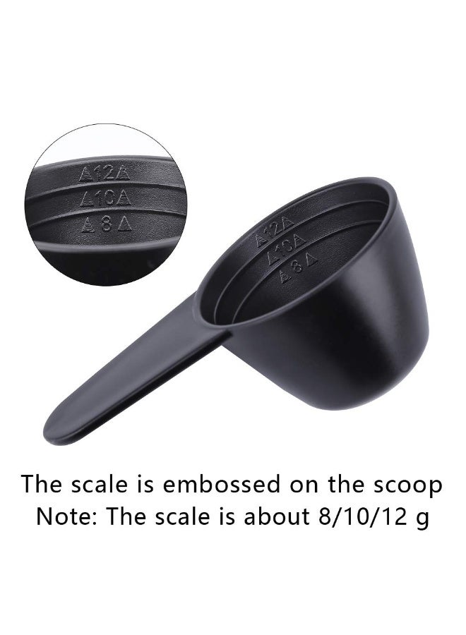 حياة كومفورت قياس القهوة المثالية، ملعقة بلاستيكية قابلة لاعادة الاستخدام للقهوة ومسحوق الحليب ومسحوق الفاكهة والبذور والتوابل - 4 تان - Image 3