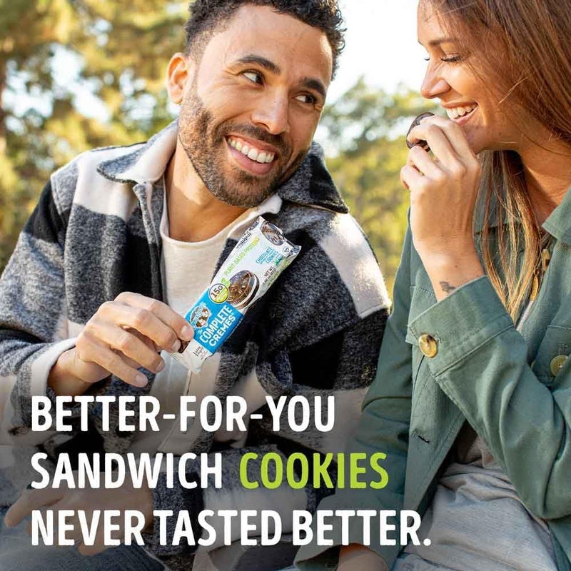 LENNY & LARRY'S كوكيز ساندويتش ليني ولاري الكاملة® بالشوكولاتة، نباتي، 5 جرام بروتين نباتي - Image 3