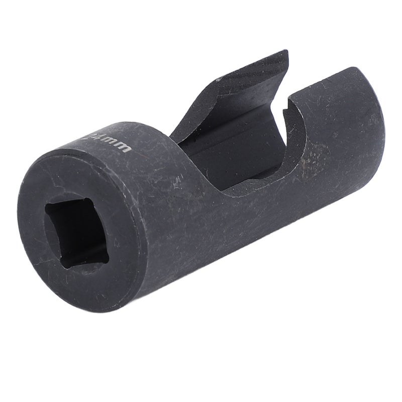 Fuel Line Socket 1/2in Drive Chrome Vanadium Steel Efficient Removal for Fasteners On Injector Lines Bent Pipes EGT Sensors 24mm - Image 1