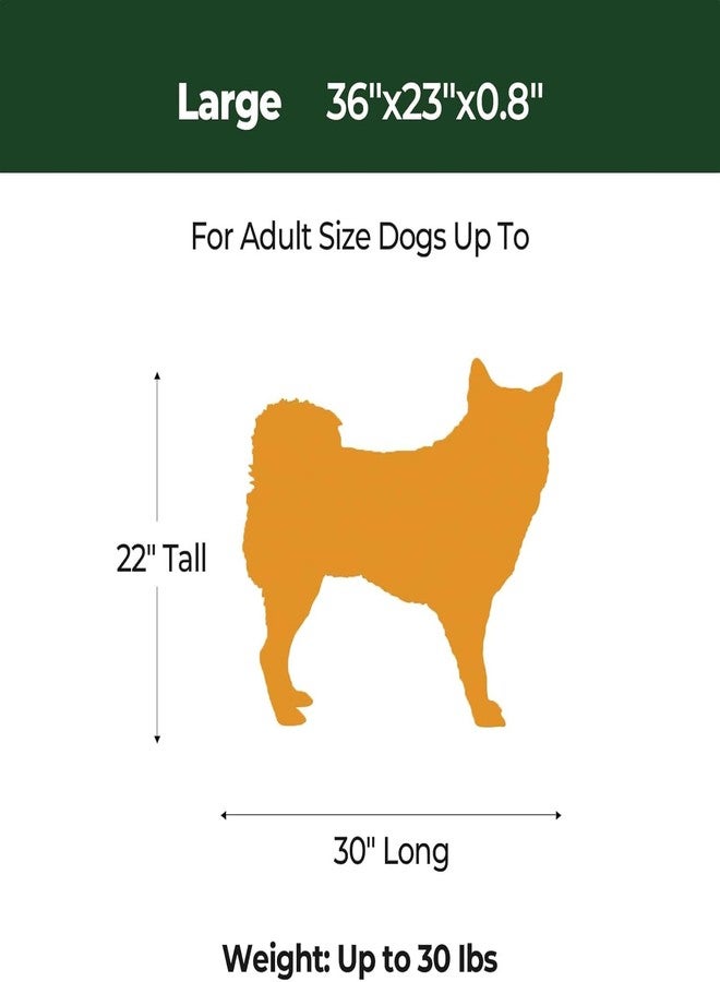 بالنس وسادة قفص الكلاب من BALANCE، حصيرة قفص إسفنجية للكلاب، وسادة قفص قابلة للغسل ومقاومة للماء، حصيرة قفص مسطحة للكلاب الكبيرة - Image 5
