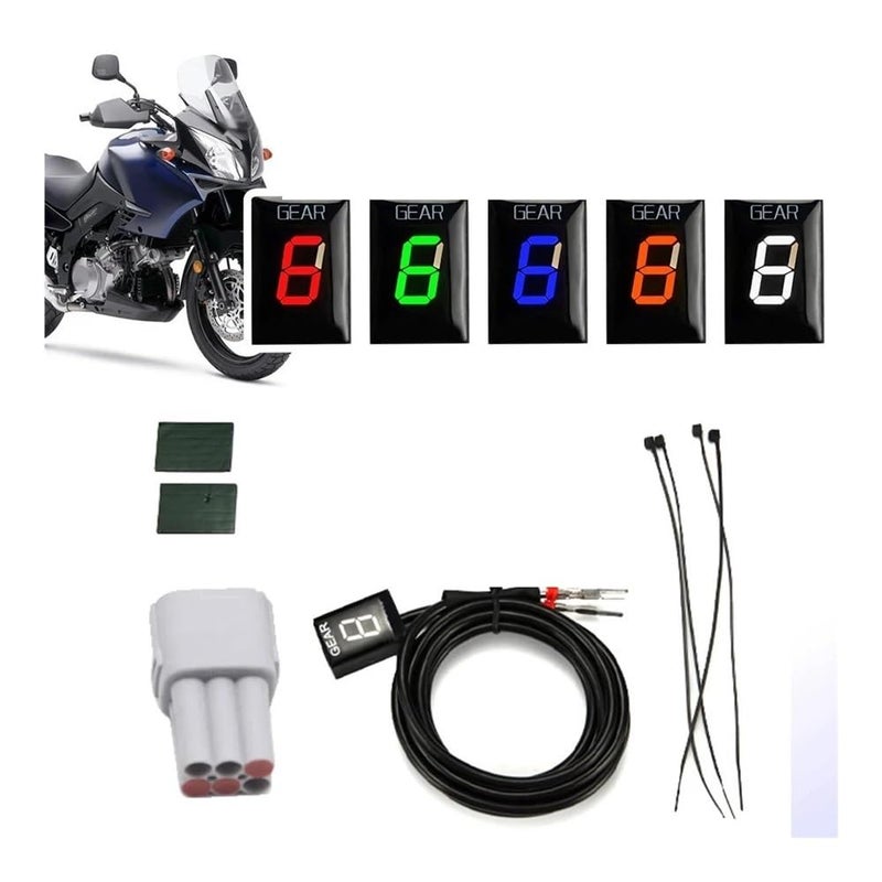 مؤشر ناقل الحركة الأزرق للدراجات النارية لـ VStrom DL650 DL1000 C50 M50 M90 C90 C109R T - Image 3