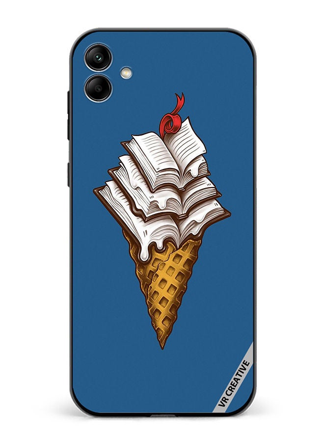 VR CREATIVE Protective Case Cover For Samsung Galaxy A04 Book Icecream Design Multicolour - Image 1