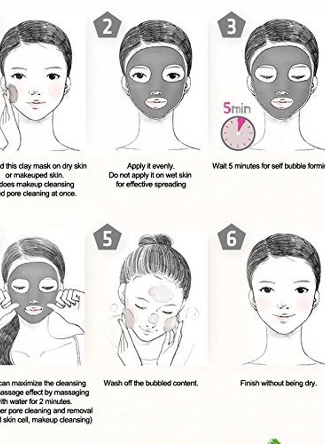 Elizavecca قناع الطين الفقاعي الكربوني من ميلي بيغي - Image 3