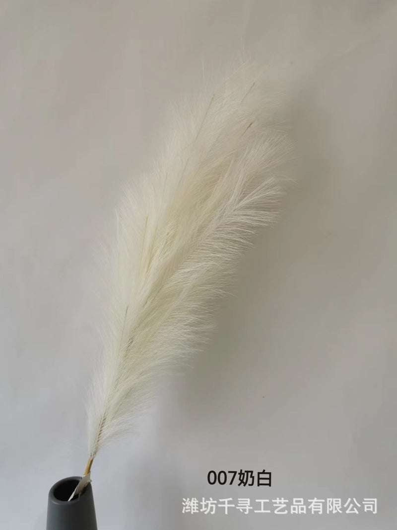 Single Flower Arrangement Reed Simulation Reed Big Pampas Wedding Decoration Fake Flower Artificial Pampas Grass - Image 1