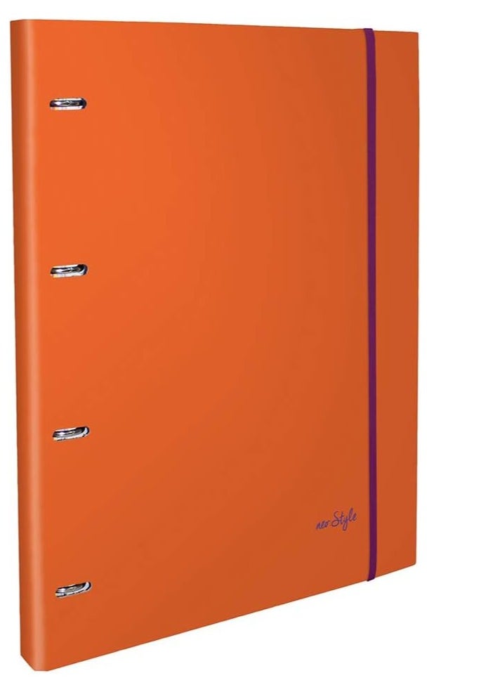Maxi Pajory School Folder With 50F Refill, 80 G, With Dividers, Neo:Style, A4 L/E 4 Ring,Assorted Designs, 24700224705  - Image 2