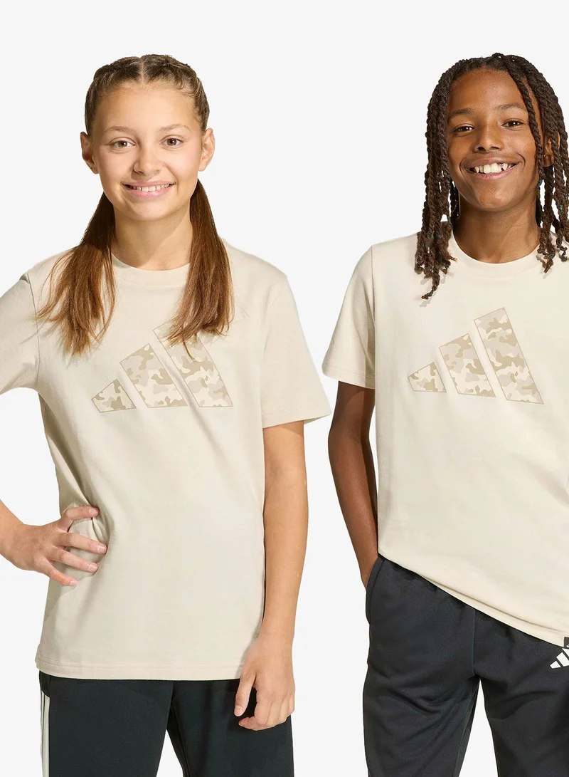 اديداس تيشيرت برسومات مموهة للشباب