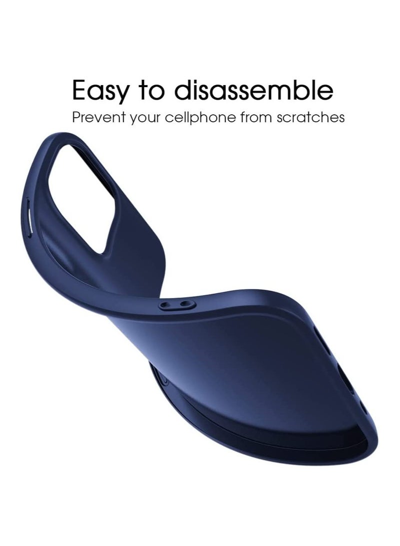 ELTRAZONE Silicone Protective Case Compatible with iPhone 14 Pro Soft Liquid Gel Rubber Cover Shockproof Bumper Anti-Scratch Anti-Fingerprint Anti-Drop Slim Cover for iPhone (for iPhone 14 Pro ) - Image 3