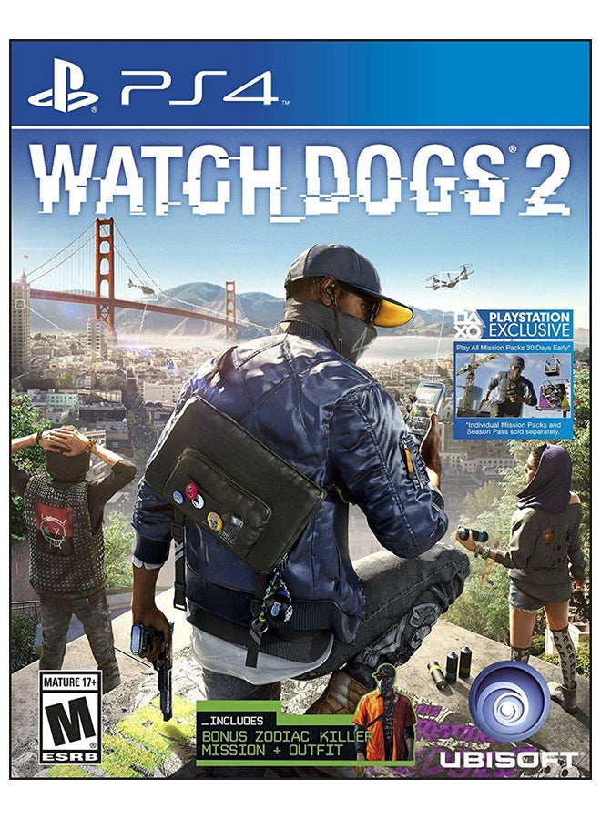 أوبيسوفت لعبة الفيديو "Watch Dogs 2" (إصدار عالمي) - الأكشن والتصويب - playstation_4_ps4 - Image 1