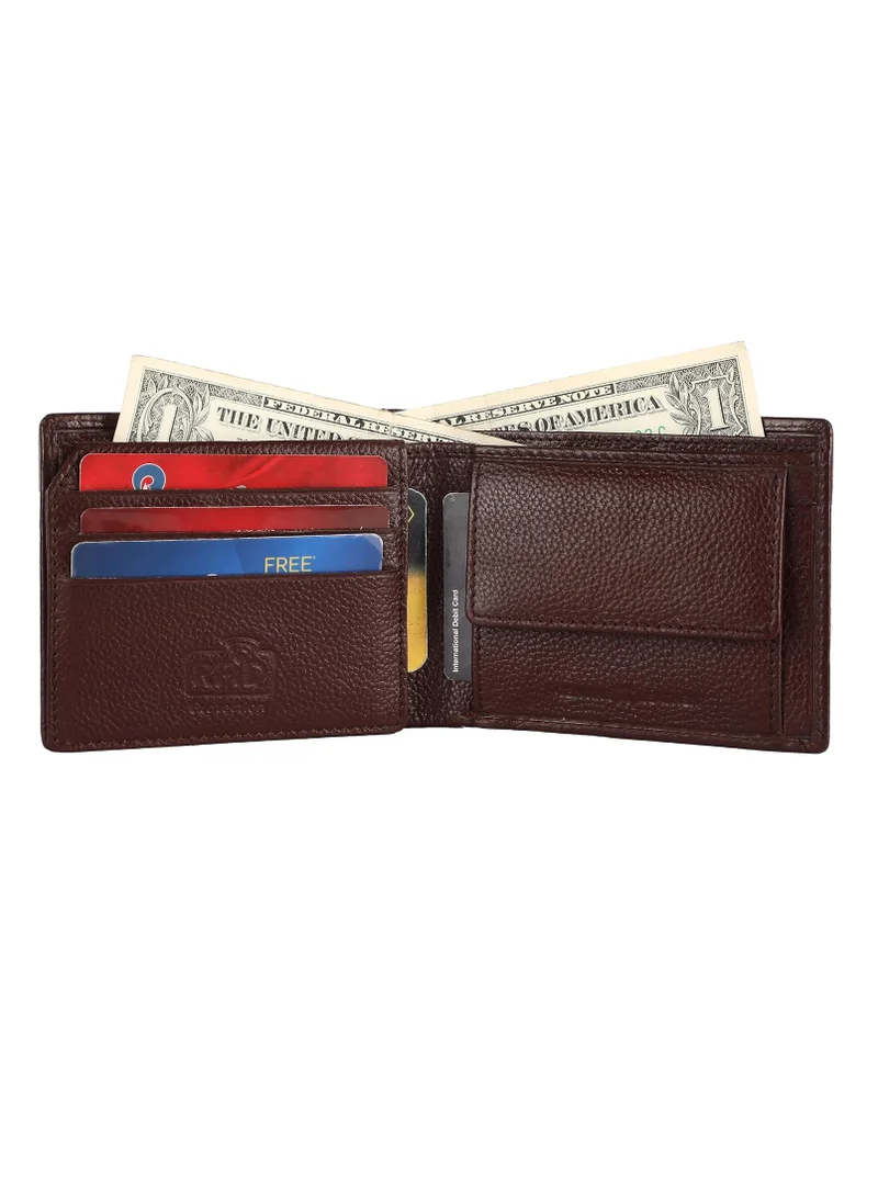 Hammonds Flycatcher  Leather Wallets for Men, Croc Brown - RFID Protected Leather Wallet for Men - Mens Wallet with 6 Credit/Debit Card Slots - Purse for Men - Gift for Him (J7SK)  | Best Price UAE