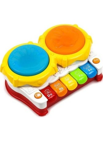 Toy URT032-001 Double Rock Drum Set Toy - pzsku/Z721F074594F2E37CCE5FZ/45/_/1725793612/d0d0b530-f96c-4b50-a345-8477d8556f40