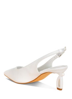 Satin Pointed Toe Slingbacks in White - pzsku/Z721F088D74408388722DZ/45/_/1733551310/34438261-4989-46c8-a2b8-f3f660087492