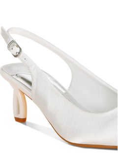 Satin Pointed Toe Slingbacks in White - pzsku/Z721F088D74408388722DZ/45/_/1733551329/9fe12a42-7513-4d11-886f-809a851764a6