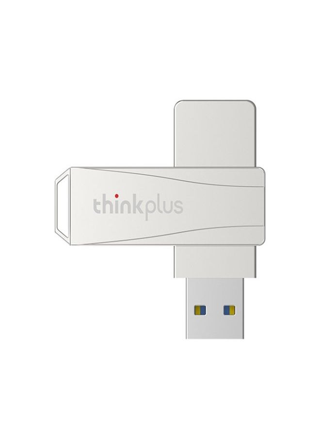 BURAQ Lenovo Thinkplus USB 3.0 Rotating Flash Drive, Memory:64GB(Silver)  - Image 3