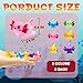 X Hot Popcorn 30PCS Mini Axolotl Colorful Mini Resin Axolotl Figurines Miniature Animal Figurines Ornament Charms Cute Cake Topper for DIY Supplies Garden Decoration - Image 4