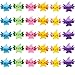 X Hot Popcorn 30PCS Mini Axolotl Colorful Mini Resin Axolotl Figurines Miniature Animal Figurines Ornament Charms Cute Cake Topper for DIY Supplies Garden Decoration - Image 2