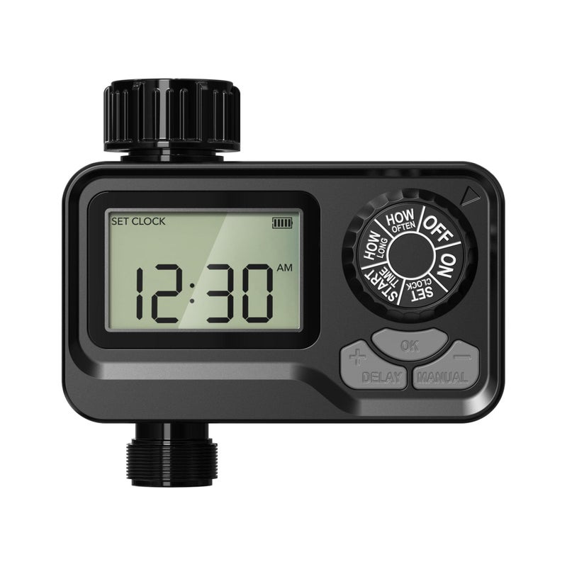 BN-LINK BN LINK Programmable Sprinkler Timer with Rain Delay â€“ Waterproof Digital Water Timer for Garden Hoses, Manual & Automatic Irrigation System, 1 Outlet - Image 1