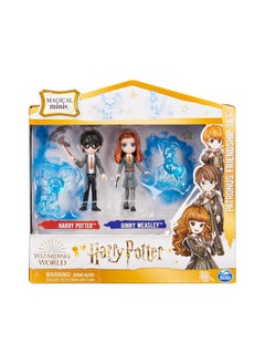 Harry Potter Wizarding World, Magical Minis Harry Potter and Ginny Weasley Patronus Friendship Set  - Image 1