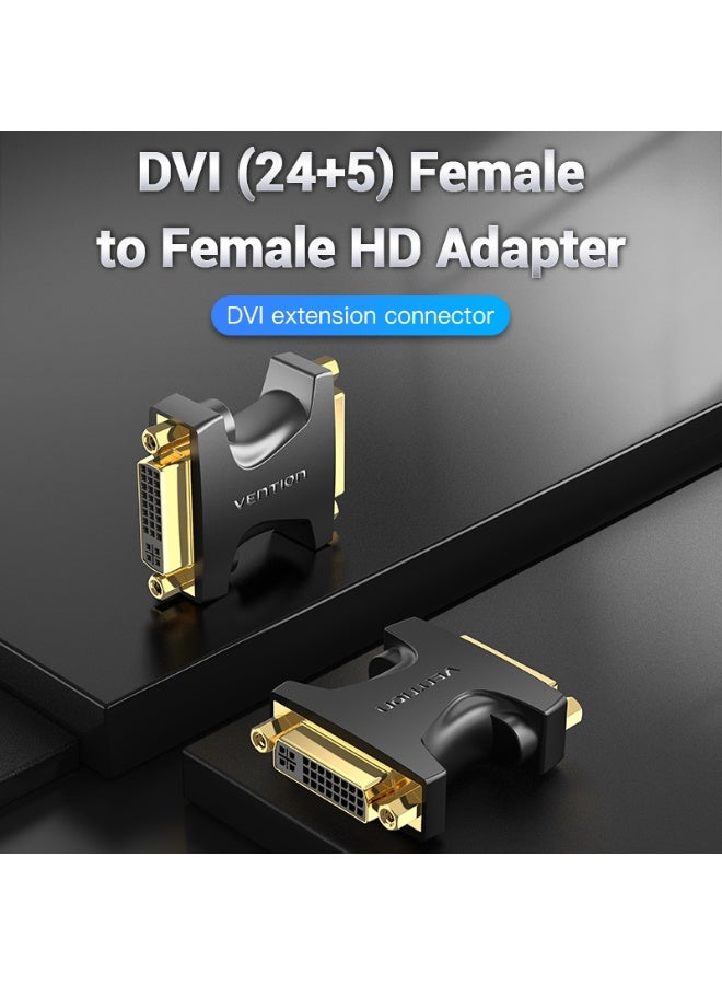 VENTION DVI (24+5) Female to Female Adapter Black Model # ECHB0 - Image 3