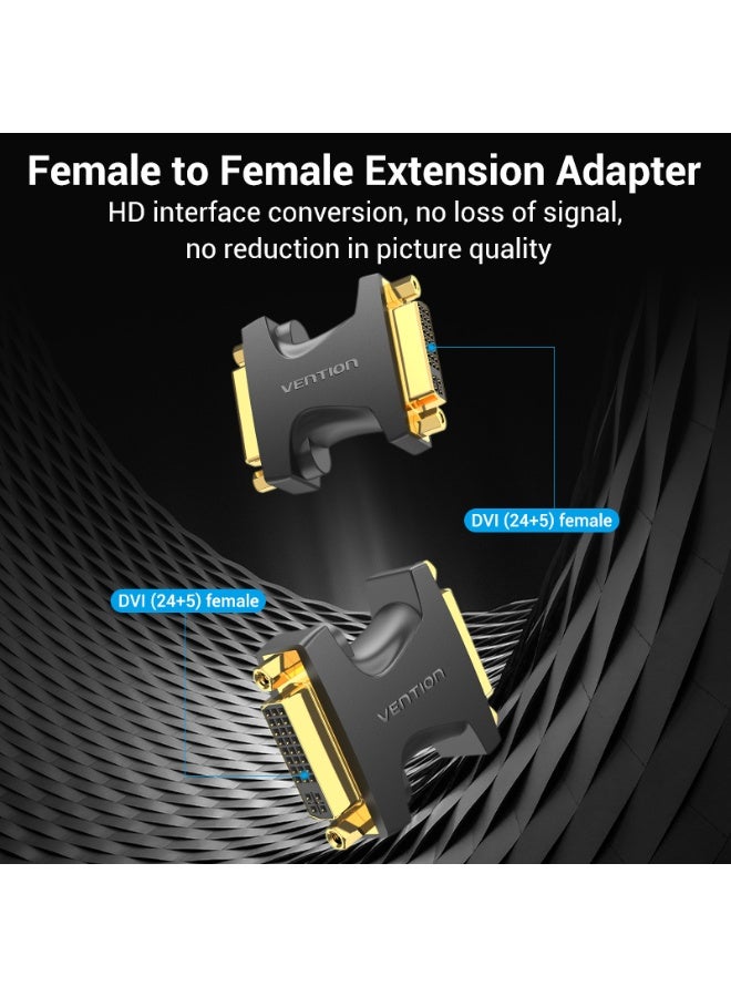 VENTION DVI (24+5) Female to Female Adapter Black Model # ECHB0 - Image 5