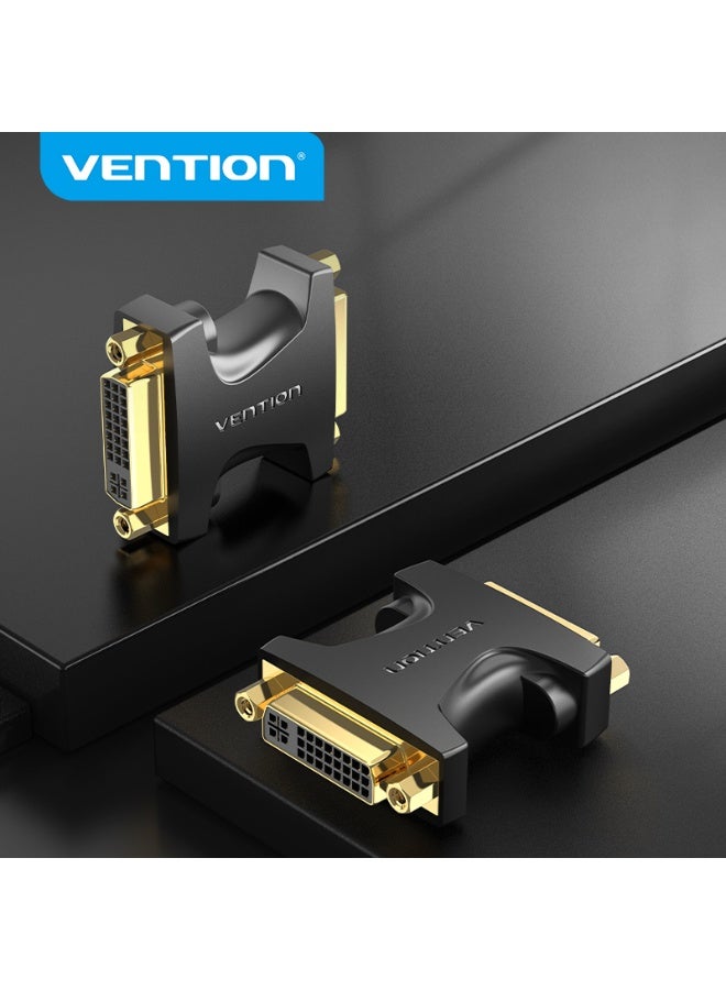 VENTION DVI (24+5) Female to Female Adapter Black Model # ECHB0 - Image 2