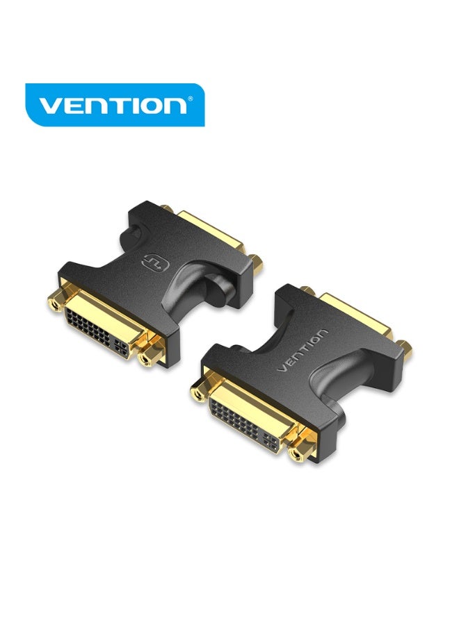VENTION DVI (24+5) Female to Female Adapter Black Model # ECHB0 - Image 1