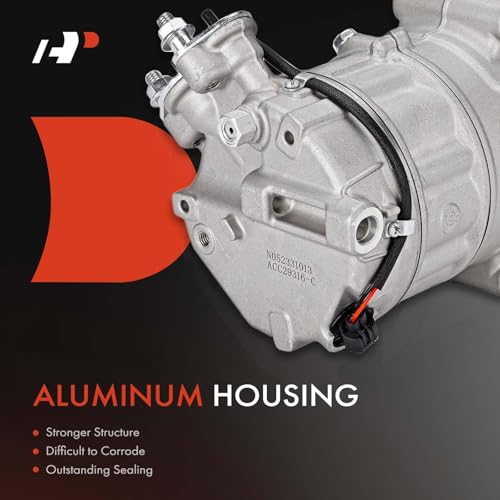 A-Premium Air Conditioner AC Compressor with Clutch Compatible with Land Rover Range Rover 2010-2012, LR4 2010-2013, Range Rover Sport & Jaguar XF, XJ, XK, XFR, XJR, XKR, XKR-S - Image 3