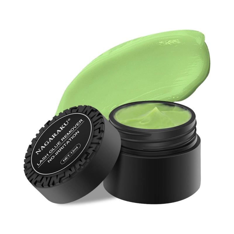 NAGARAKU Eyelash Extensions Glue Remover Cream Paste 12ml Mild No Stimulation Fruit Fragrance Adhesive Removing Supplies Professional for Salon - Image 1