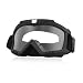 MUQIDA Dirt Bike Goggles Dustproof Windproof Helmet Ski Goggles with Fog Lens Wide Vision UV Protection Safety Glasses Transparent1PCS - Image 2