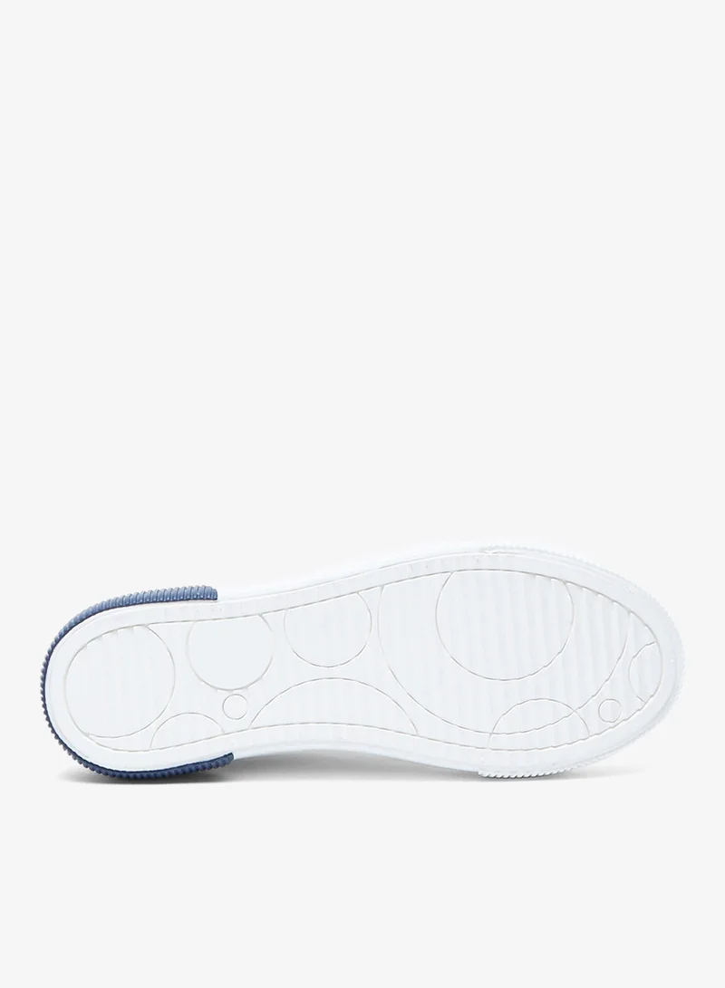 U.S. Polo Assn. Women's White Low-Top Sneakers - Lightweight Shoes Sporty Design Shoes, Comfortable for Casual Wear