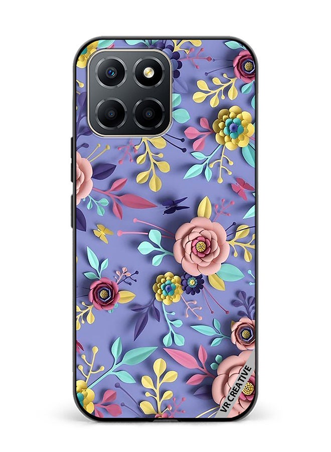 VR CREATIVE Protective Case Cover For Honor X6 Flower Design Multicolour - Image 1