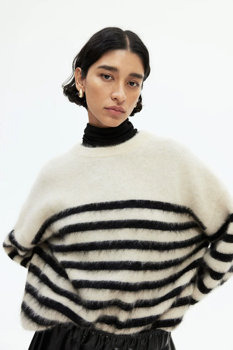 H&M Oversized Mohair-Blend Jumper