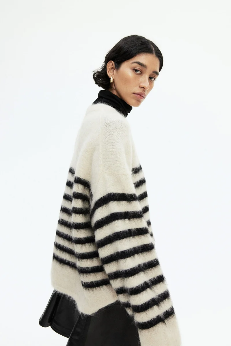 H&M Oversized Mohair-Blend Jumper