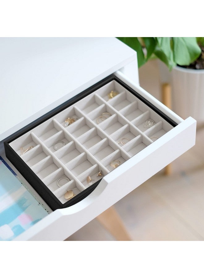 Stackers Black Classic 25 Section Jewelry Box - Image 5